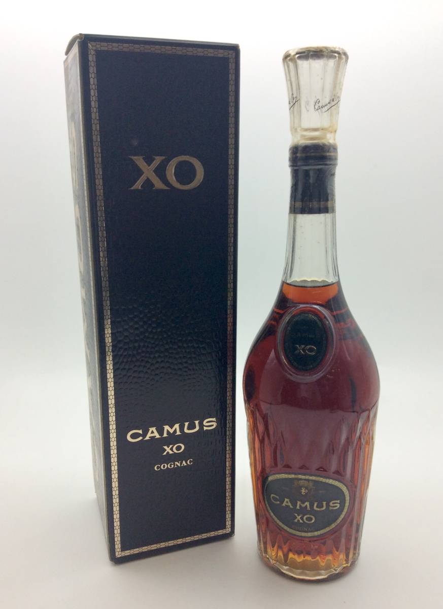 【未開栓】2本セット 古酒カミュCAMUS XOブランデー D171〇【未開栓】CAMUS カミュ XO ロングネック コニャック ブランデー