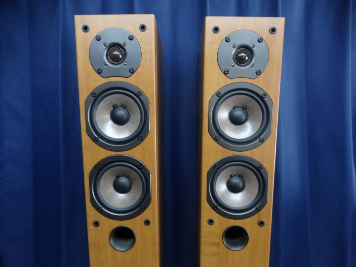 ONKYO D-105F トールボーイスピーカー ペア 2本 防磁設計 木目