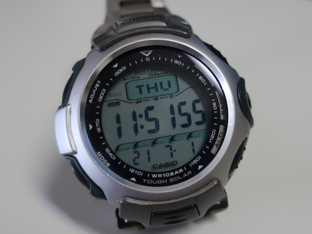 ◆CASIO カシオ PRO TREK PRG-50 2472 アウトドアギア 時計 プロトレック 中古◆送料無料