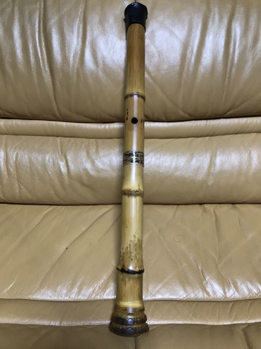 尺八 琴古流 在銘 中継ぎ緩み無し 二尺管 【在銘 翠勝】