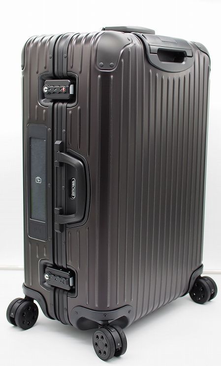 Lufthansa ルフトハンザ アルミニウム キャリーケース 2輪 ブラック RIMOWA×Lufthansa】アルミプレミアムコレクション [1749480]トパーズ