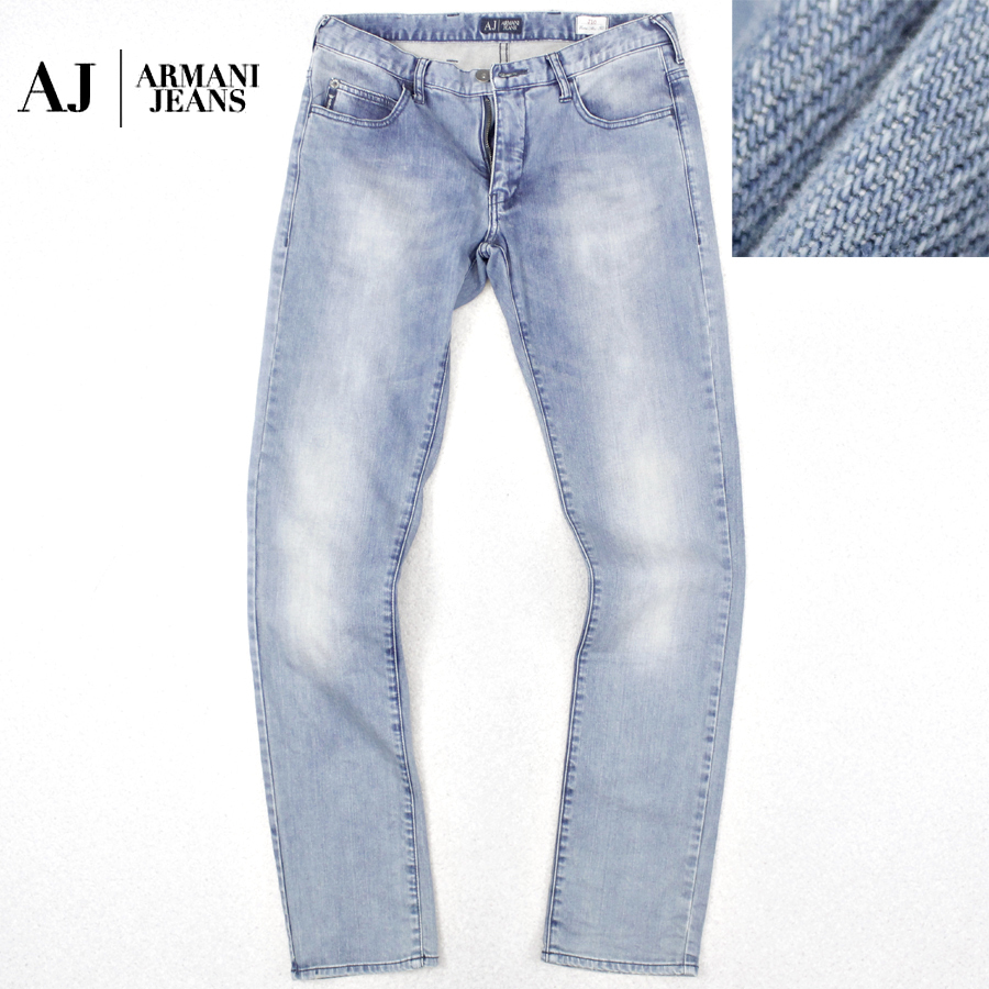  相場価格￥35 000- 正規品 ARMANI JEANS アルマーニジーンズ J10 COMFORT FABRIC ライトウォッシュ デニムパンツ W31 JP:M(ボトムス)｜売買されたオークション情報、yahooの商品情報をアーカイブ公開 - オ 男性用