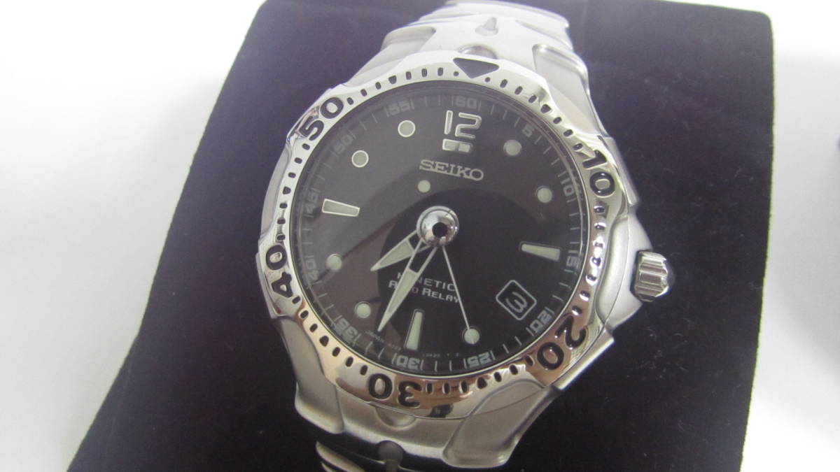動作良好 美品 [セイコー] SEIKO / KINETIC AUTO RELAY キネティック