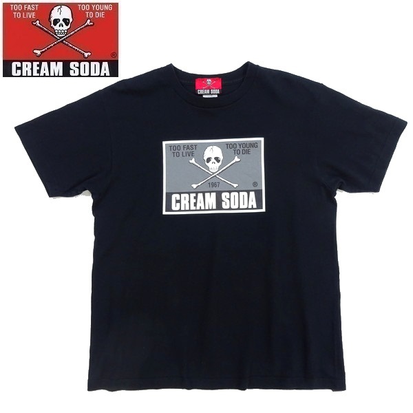 CREAM SODA 50周年記念 Tシャツ 美品 size L クリームソーダ T-shirts  