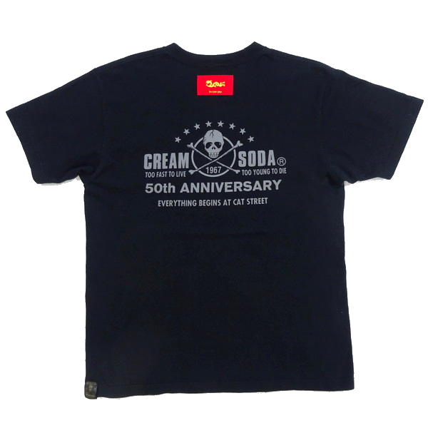 CREAM SODA 50周年記念 Tシャツ 美品 size L クリームソーダ T-shirts
