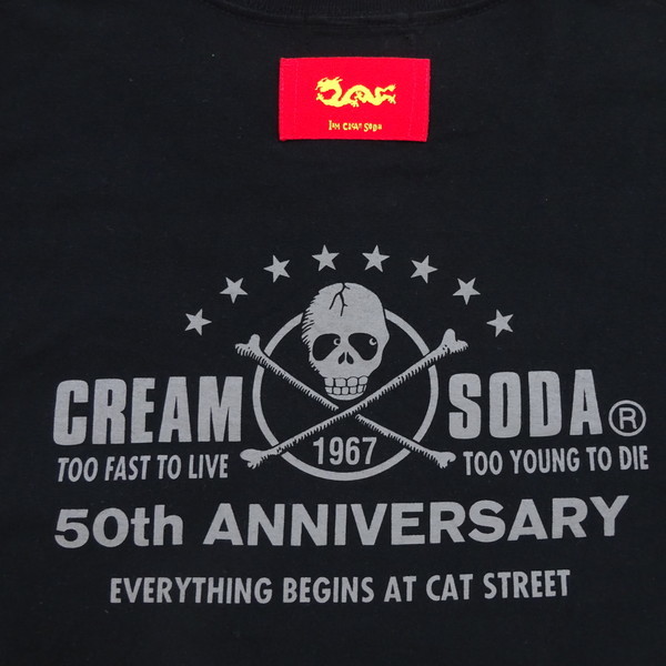 CREAM SODA 50周年記念 Tシャツ 美品 size L クリームソーダ T-shirts