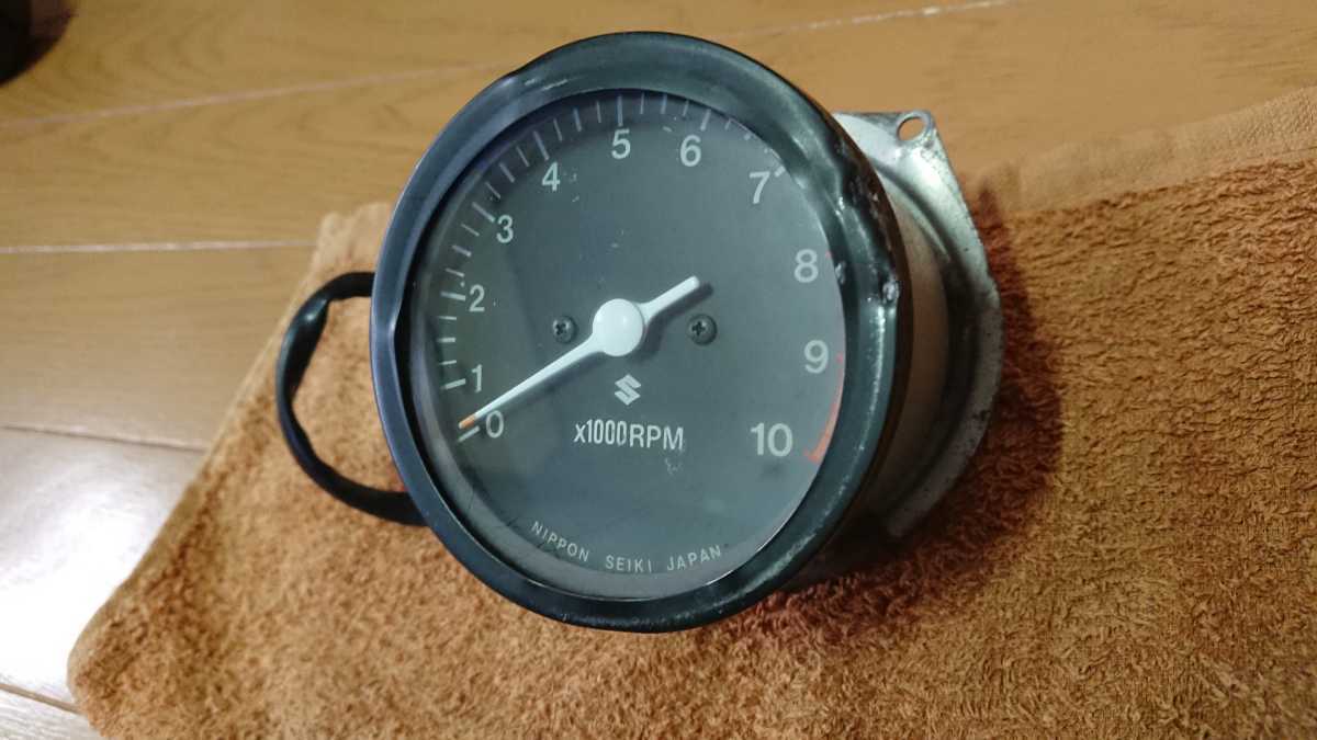 スズキ GT380 純正 タコメーター 希少 当時物 昭和 GT250 GT550 