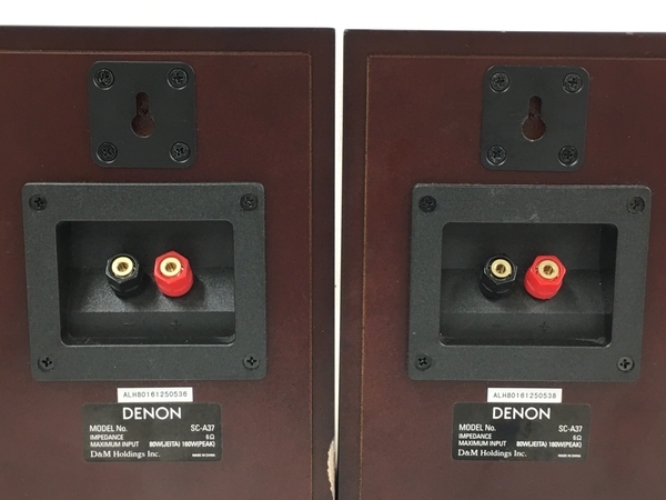 DENON SC-A37 木目 ブックシェルフ ミドルクラス スピーカー ペア