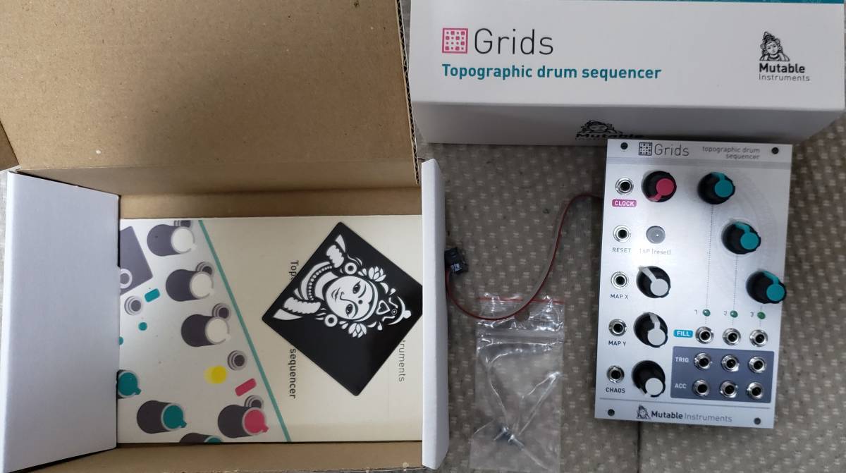 Mutable Instruments Grids Drum Sequencer Eurorack Module Mutable 