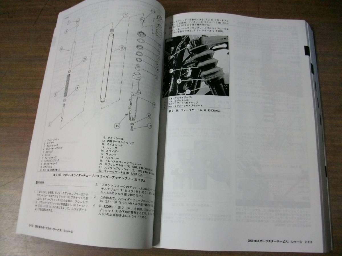 スポーツスター サービスマニュアル 日本語版 ハーレーダビッドソン