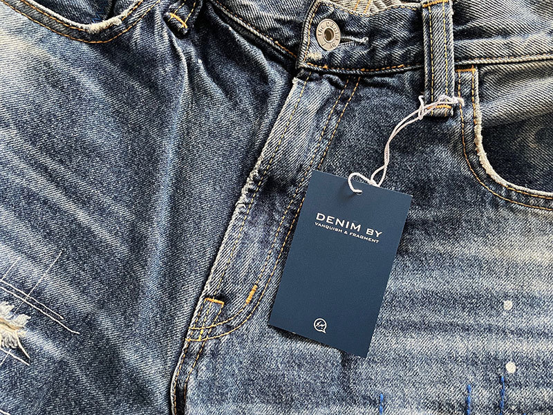 DENIM BY VANQUISH & FRAGMENT/リメイクデニムショーツ[VFP6010]/藤原
