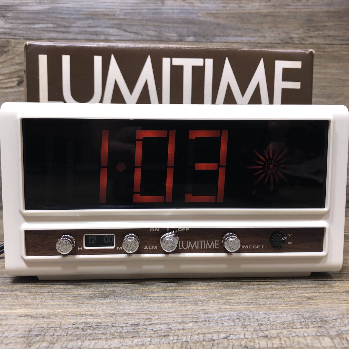 昭和レトロ　田村電機　光デジタル時計　ルミタイム　LUMITIME　KT-10S 田村電機 ルミタイム Yahoo!オークション - LUMITIME 光デジタル時計