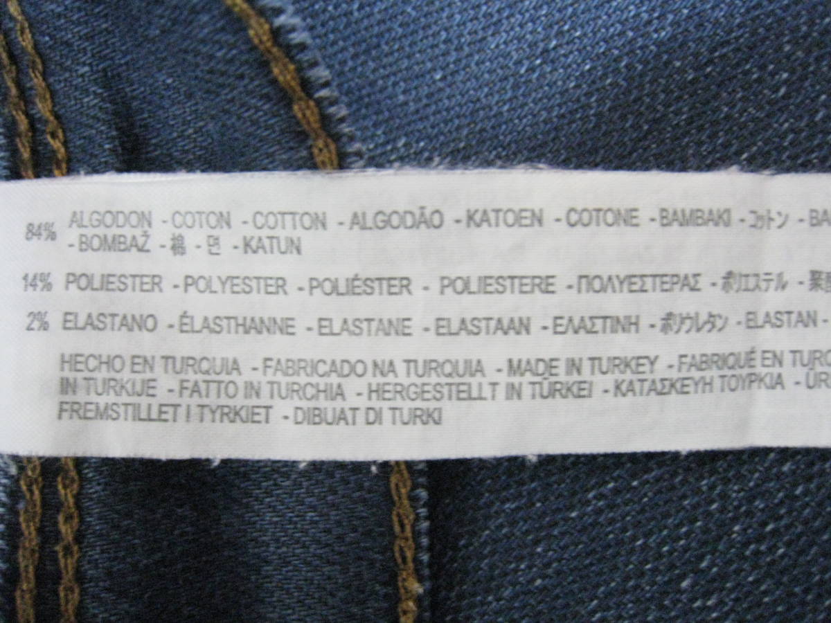 Zara Man ザラ スリム ストレッチ デニムパンツ 加工 メンズ サイズeur40 Usa31 インディゴ ネイビー 男性用 売買されたオークション情報 Yahooの商品情報をアーカイブ公開 オークファン Aucfan Com