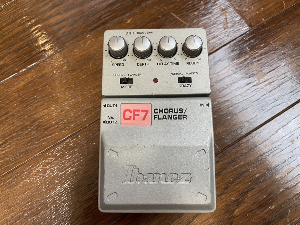 Ibanez CF7 Chorus⁄Flanger Pedal - FLANGER CHORUS vintage Chorus