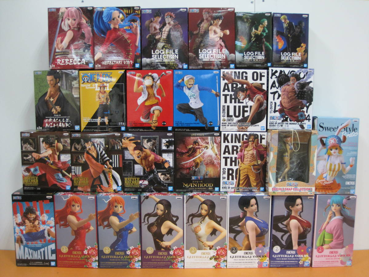 ワンピース フィギュア 27体セット ルフィ ゾロ サンジ ナミ ロビン ロジャー サボ カタクリ キャロット キッド 日和 等 まとめ One Piece 売買されたオークション情報 Yahooの商品情報をアーカイブ公開 オークファン Aucfan Com