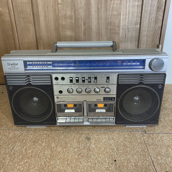 A019-U8-426 TOSHIBA 東芝 BOMBEAT RT-S83 ラジカセ カセット