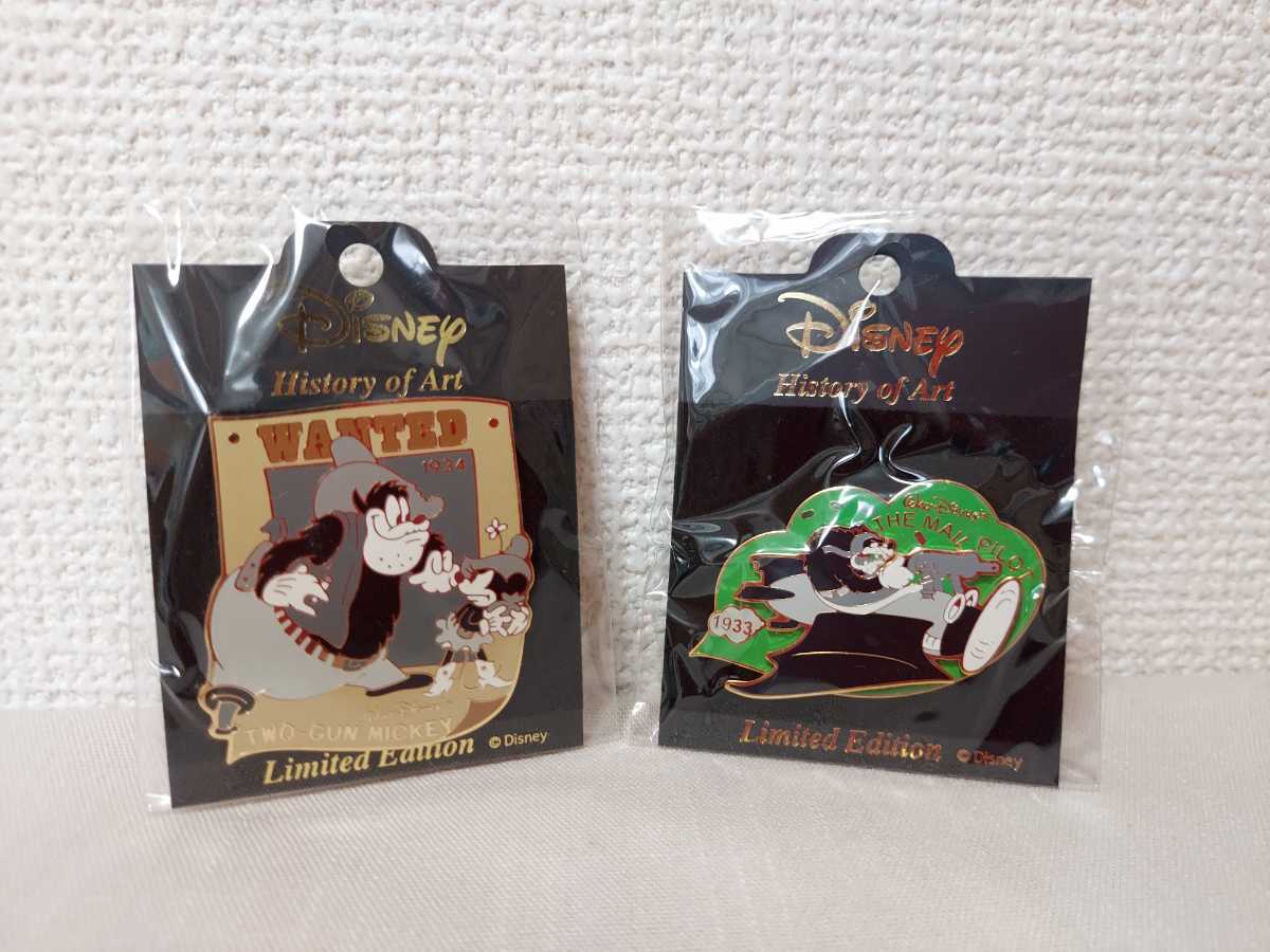 ディズニー Disney History of Art モノクロミッキー ピンバッジ 限定 