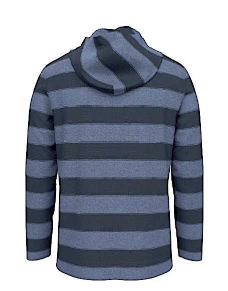 正規新品 XXL/トミーヒルフィガー TOMMY HILFIGER DENIM STRIPE BEACH HOODIE フラッグ 刺繍 ストライプ メキシカン パーカー サマーニット TOMMY トミー ヒルフィガー アームロゴ プルオーバー Embroidered