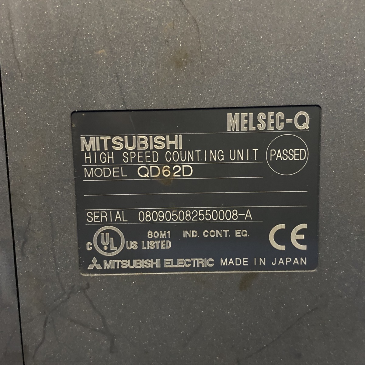 MITSUBISHI QD62D 高速カウンタユニット（複数在庫有り）