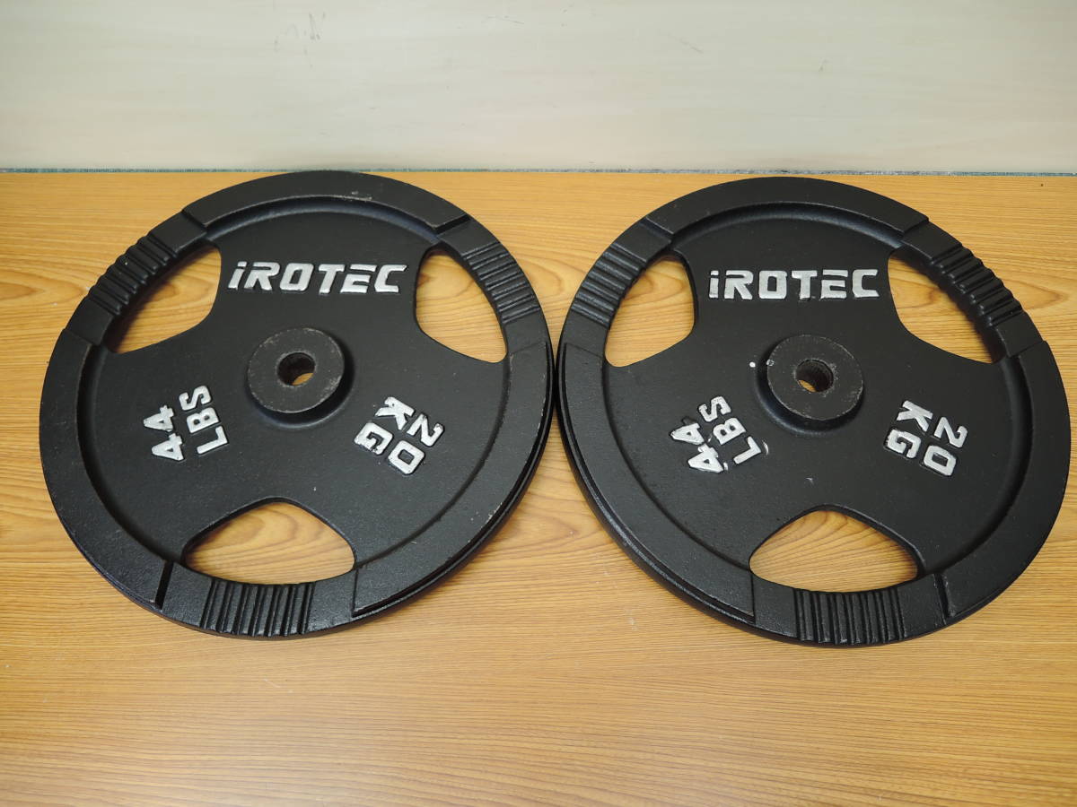 通販売 ◇IROTEC バーベル ダンベル プレート 22LBS アイロテック 10kg