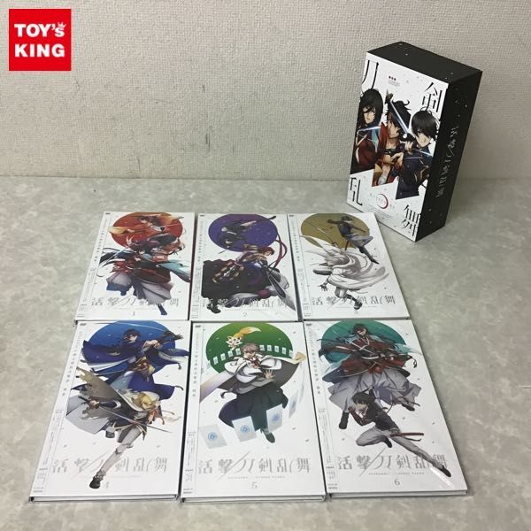 活撃 刀剣乱舞 完全生産限定版 全6巻セット(DMM.com全巻収納BOX付き) 活撃 刀剣乱舞 DVD 完全生産限定版 全巻セット DVD 【※※※】[全