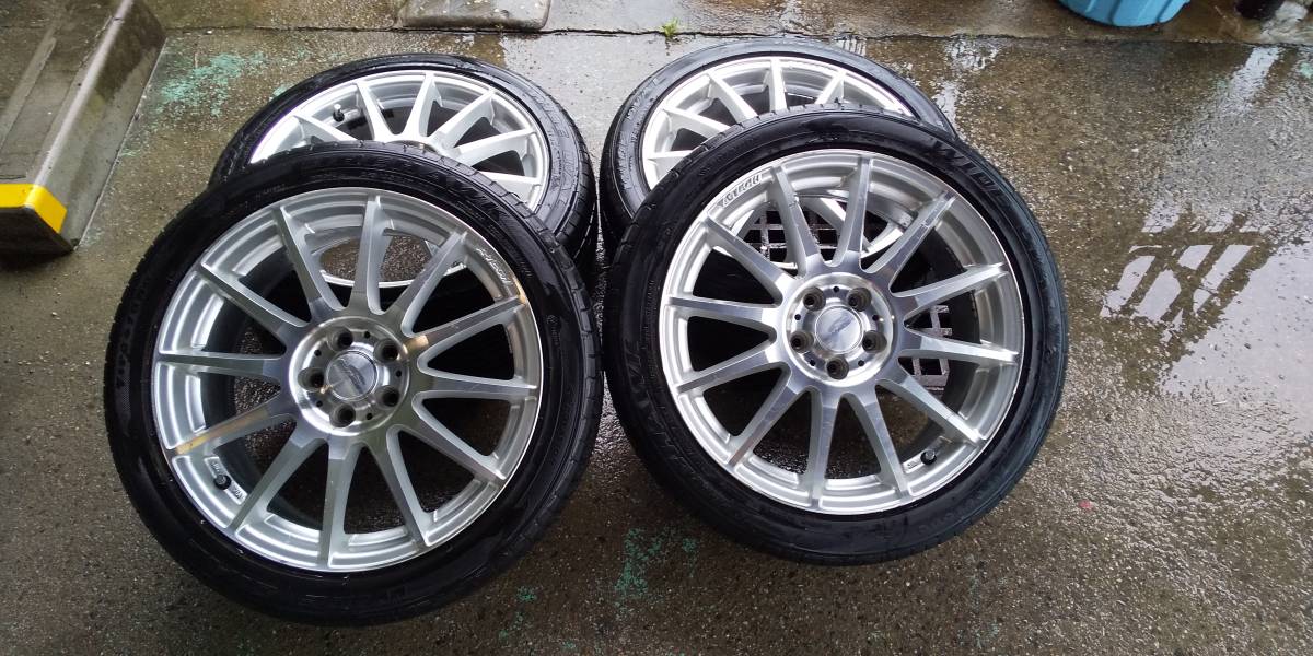A-TECH SCHNEDIER17インチ ホイール ファイヤーストーン ワイドオーバル タイヤ付き