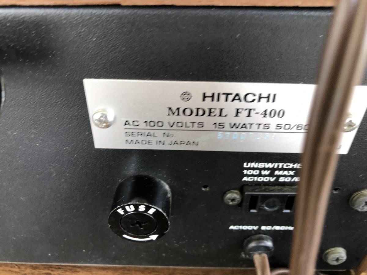 ジャンク HITACHI ヒタチ HA-400 プリメイアンプ 公式サイト