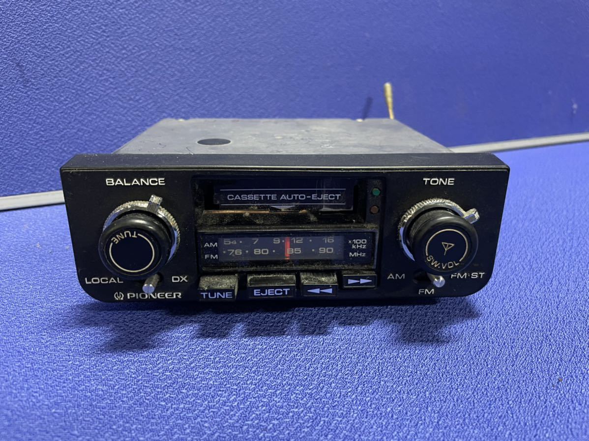 7020 パイオニア KP-8008A TONE ラジオ チューナー　カセットデッキ 旧車　ジャンク品