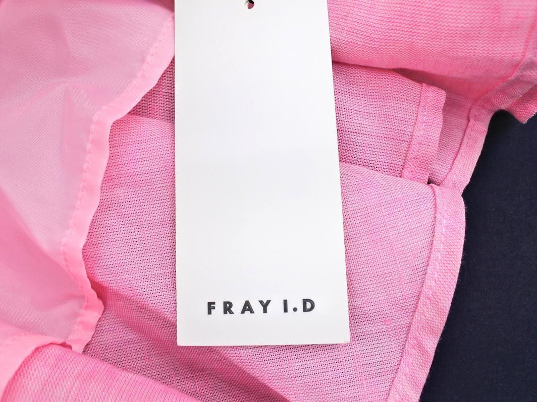 新品 FRAY I.D フレイアイディー リネン100% ノースリーブ フレア 