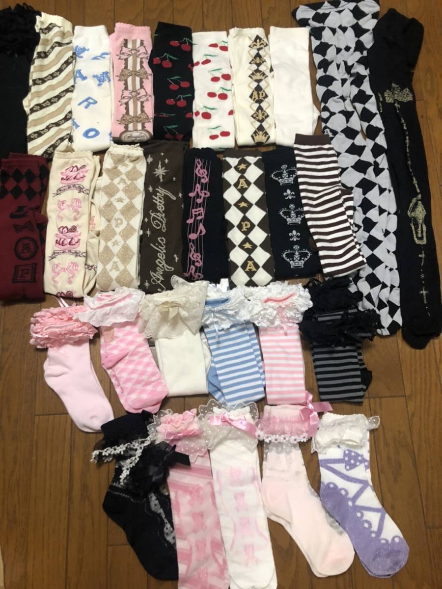 angelic pretty metamorphose ロリータ ソックス まとめて ニーハイ