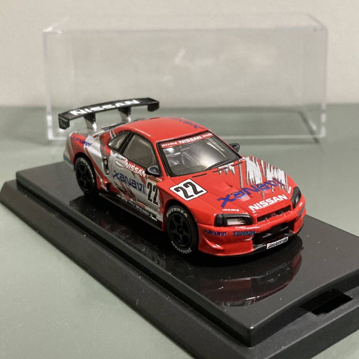 京商 1/64 XANAVI NISMO SKYLINE GT-R JGTC 2002 #22 ダイキャスト