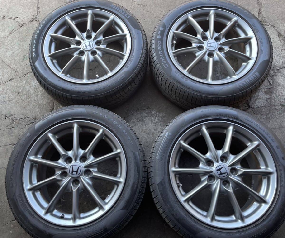 【新品，格安】215/55R17 94V 夏タイヤ ホンダ 純正 ピレリ P1 2015年製 オデッセイRB1 17 7J 55 4本セット(ラジアルタイヤ)｜売買されたオークション情報、yahooの商品情報をアーカイブ公開 - オークファン 5穴