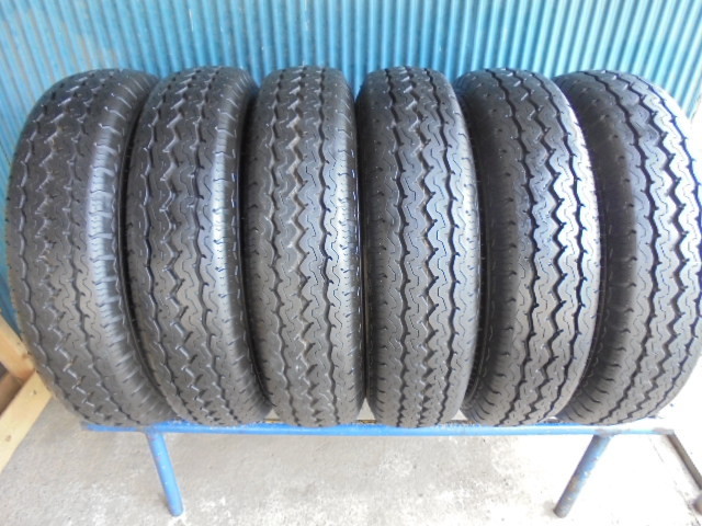 即決！ ダンロップ SP LT5 205/85R16 117/115L LT 6本 10分溝 2020年製 