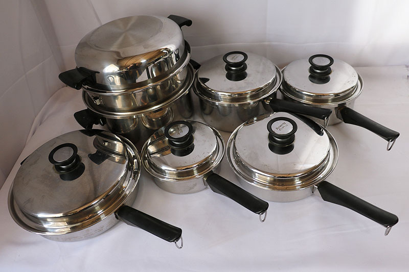 ◇アムウェイ クィーンクック ウェア 21ピースセット 旧モデル 中古並