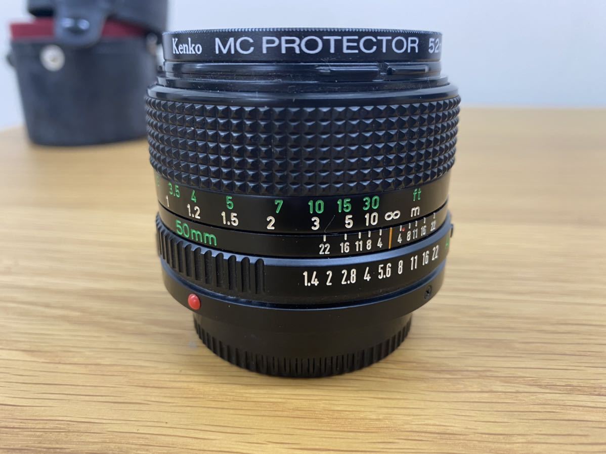Canon FD 50mm Lens for Review | f⁄1.4 f1.4 Camera - Blue Version) (New