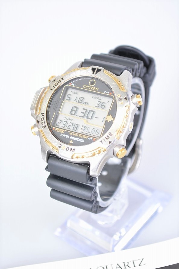 1000円～☆CITIZEN シチズン ダイブコンピューター HYPER AQUALAND