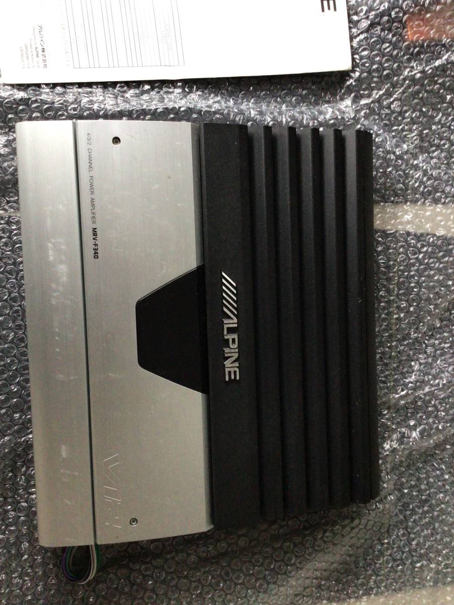 アルパイン　パワーアンプ　MRV-340　配線その他一式