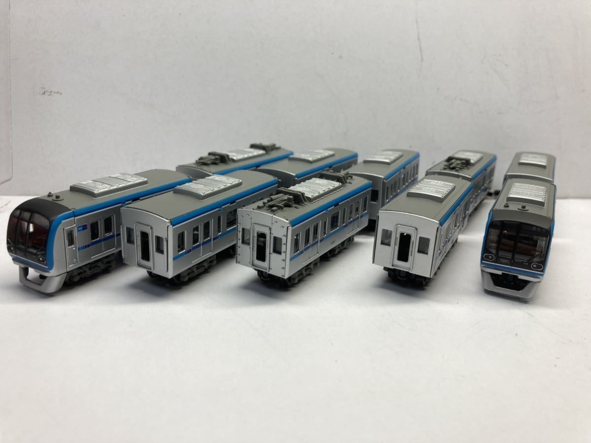 鉄道模型　バンダイ　Bトレインショーティー　東京メトロ　15000系　東西線 Bトレインショーティー Bトレ 東京メトロ15000系 東西線 10両フル編成