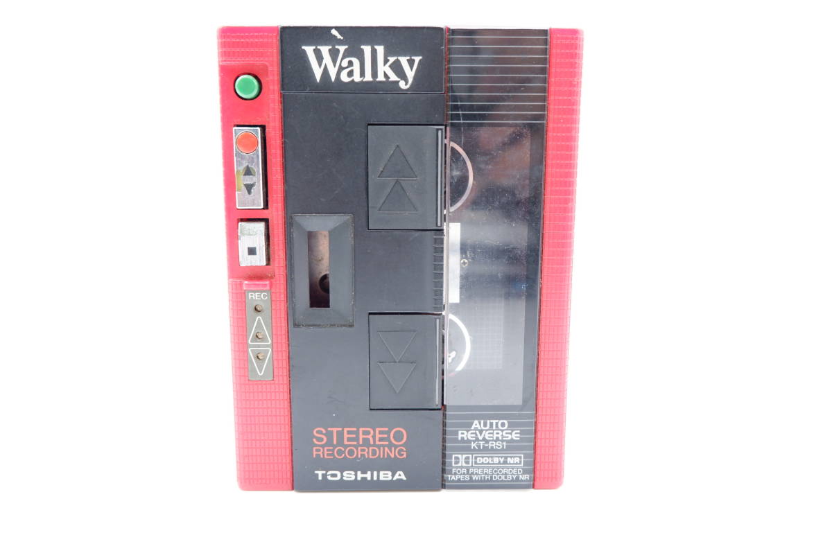 1円～】 TOSHIBA/東芝 KT-RS1 Walky ステレオ カセットレコーダー