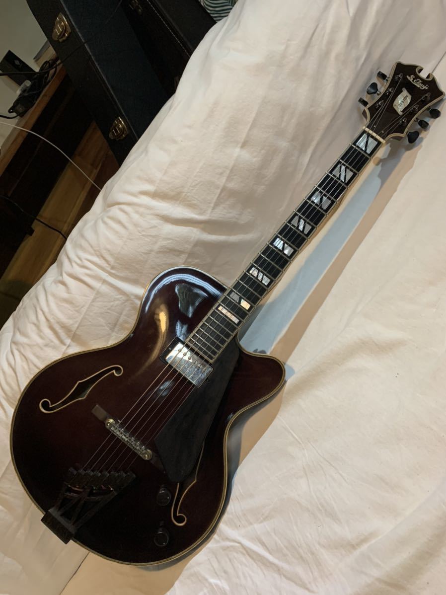 辻四郎 D'Angelico スタイル 14.5インチボディー 津村コレクション フルアコ