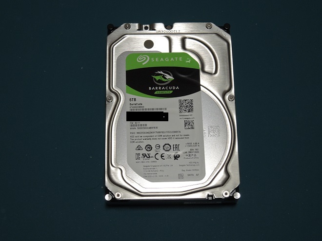 Seagate 6TB(中古)(送料込) 6TB HDD Seagate 3.5in BarraCuda