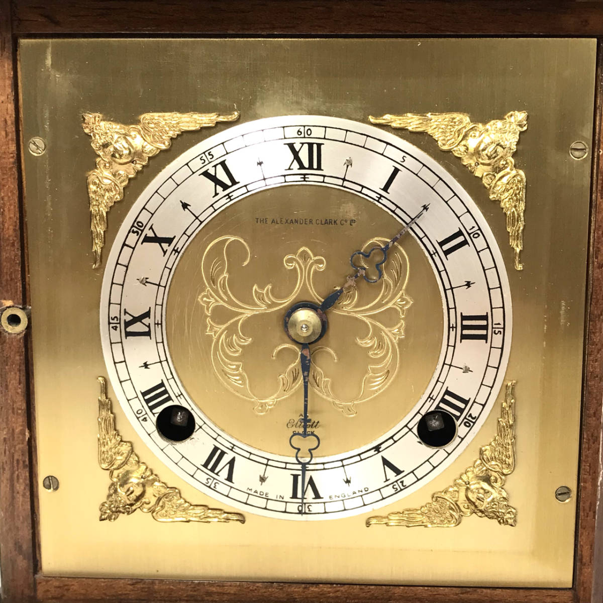 ゼンマイ式 ALEXANDER CLARK アレクサンダークラーク エリオット アンティーク 置時計 ヴィンテージ 木製 天使 K2971 | Alexander SEIKO(セイコー) オクラホマシティ・サンダーにやってきた外国籍選手の物語 BIT SEIKOSHA&frasl;時計&frasl;BRW&frasl;ゼンマイ式&frasl;アンティーク&frasl;振り子&frasl;ジャンク品