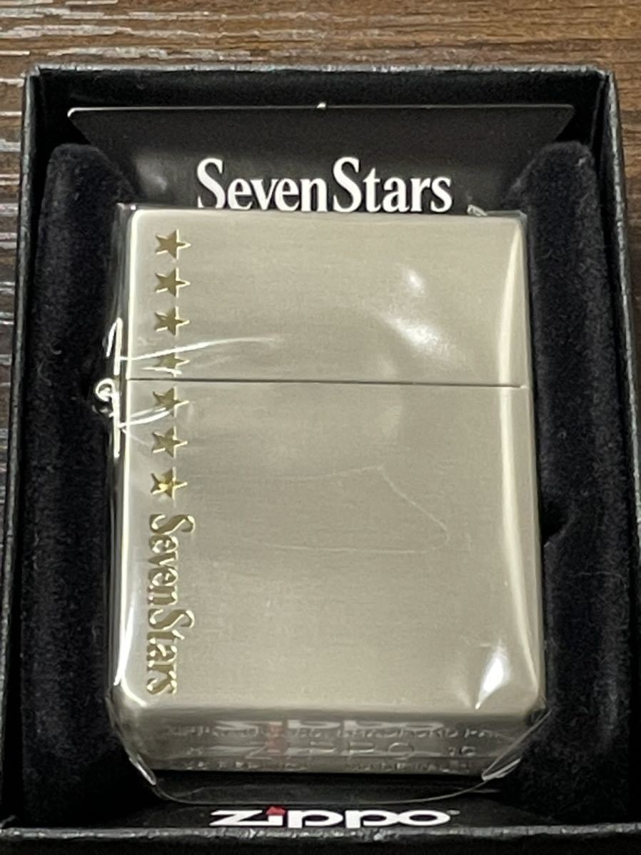 zippo セブンスター 金七連星 1935レプリカ 前面刻印 SEVEN STARS 2016年製