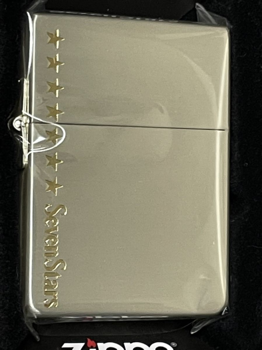 zippo セブンスター 金七連星 1935レプリカ 前面刻印 SEVEN STARS 2016年製