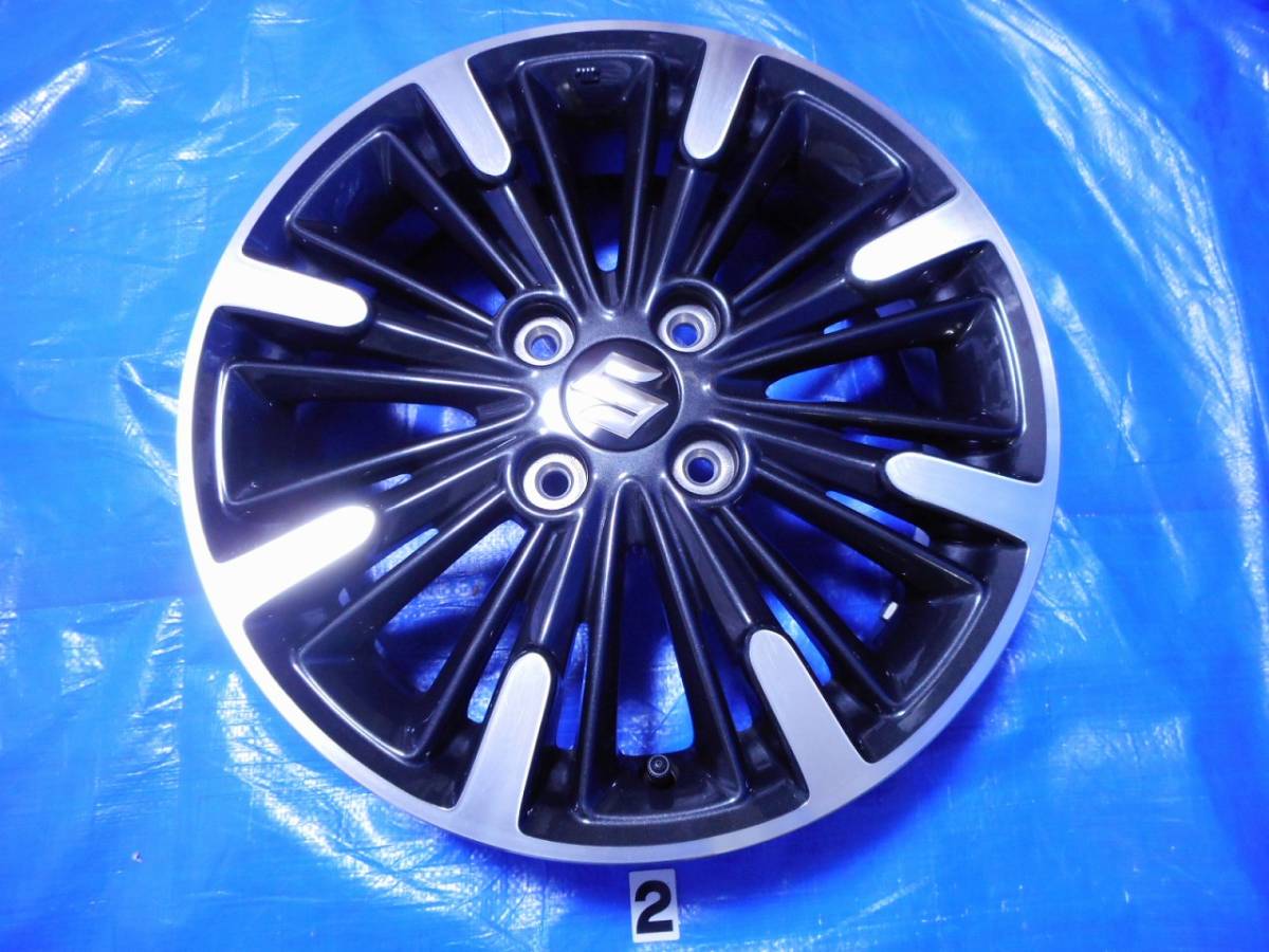 スズキ スペーシアカスタム MK53S純正アルミホイール 15X4 21J