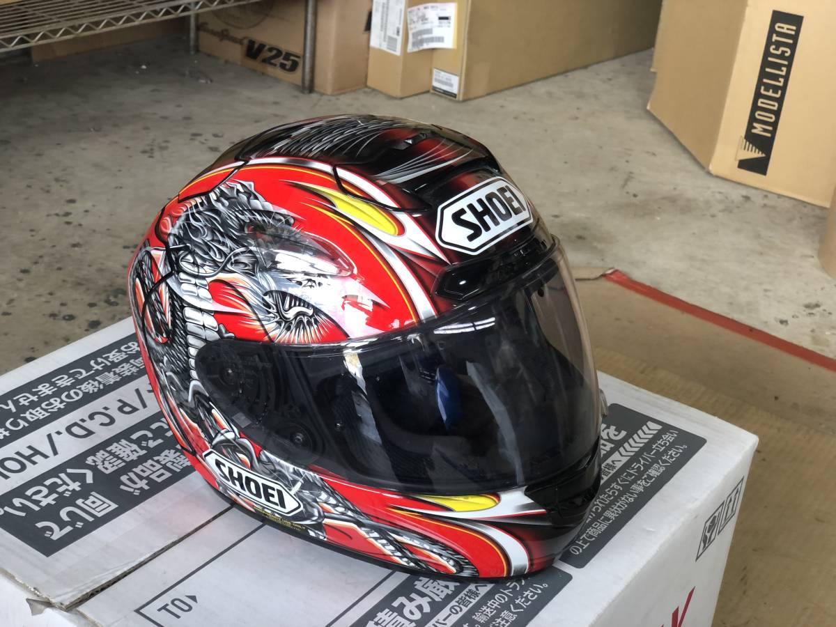 SHOEI ショウエイ X-TWELVE KIYONARI キヨナリ S 55～56cm TC-1 赤 黒 