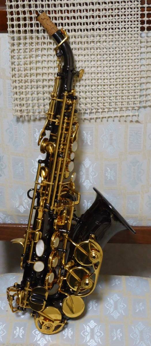 定番，お得】 新品・ELKHEART ブラックニッケル・カーブドソプラノ・EC 