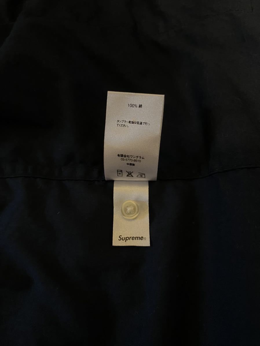 SUPREME 15SS Zip Front Guayabera Shirt 刺繍 キューバ シャツ 