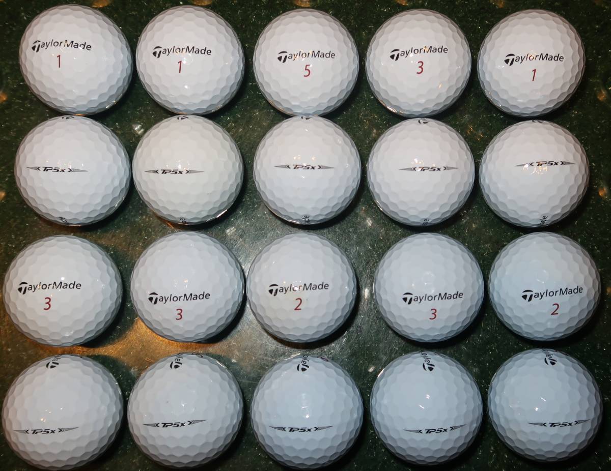 ロストボール 2021年モデル テーラーメイド TP5X 20個 テーラーメイド