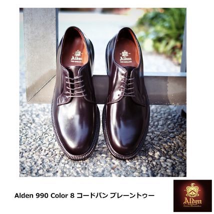 使用1回/新品同様！BEAMS×ALDENコードバン990永遠の大定番プレーン 